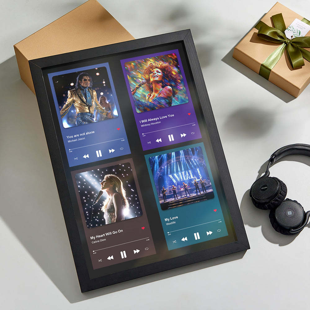 NFC Patch Custom Photo Song Frame Personalized Music Information Frame Gifts For Him - Myphotowallet