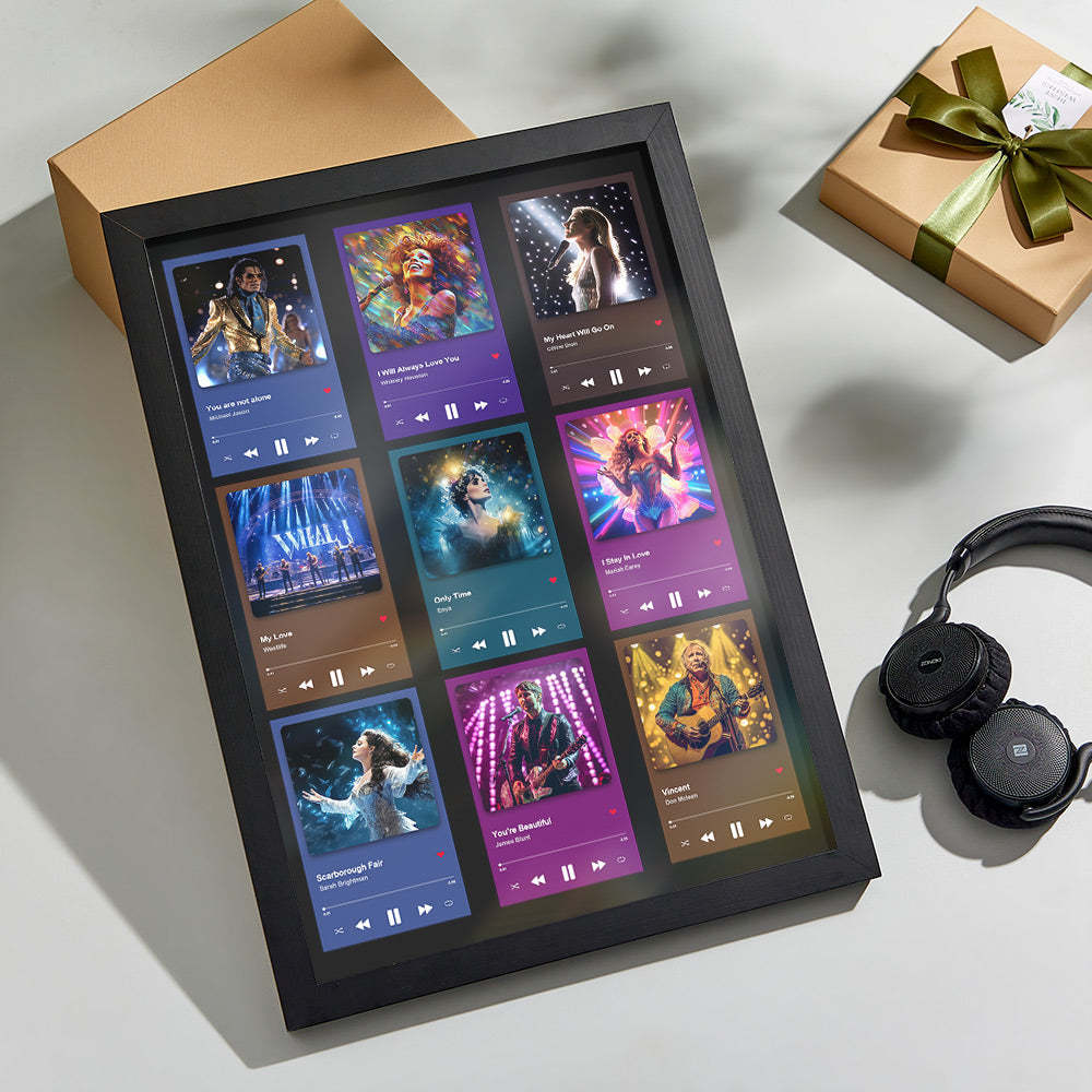 NFC Patch Custom Photo Song Frame Personalized Music Information Frame Gifts For Him - Myphotowallet