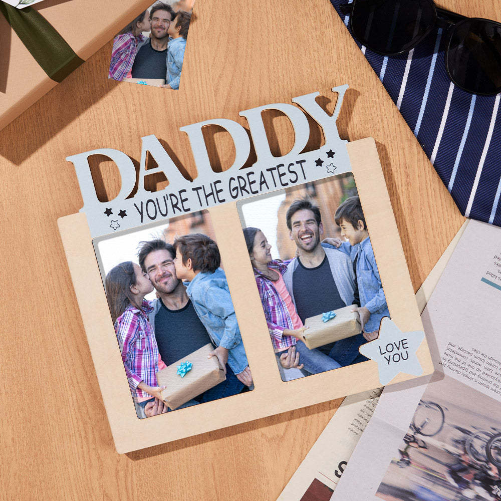 Custom Photo Frame Greatest Daddy Creative Detor Home Gifts - Myphotowallet