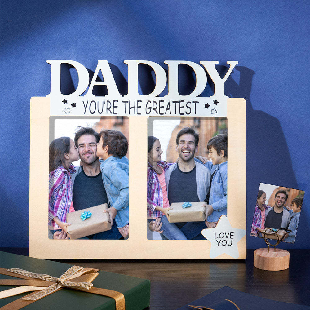 Custom Photo Frame Greatest Daddy Creative Detor Home Gifts - Myphotowallet