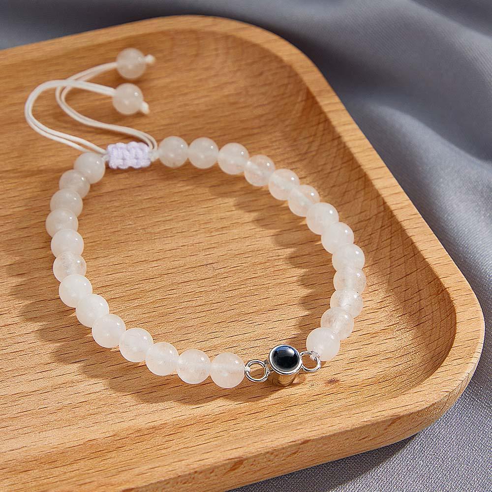 Personalized Photo Projection Beads Bracelet Sincere Gift For Her - Myphotowallet