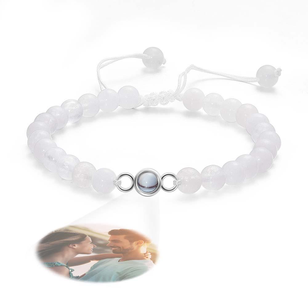 Personalized Photo Projection Beads Bracelet Sincere Gift For Her - Myphotowallet