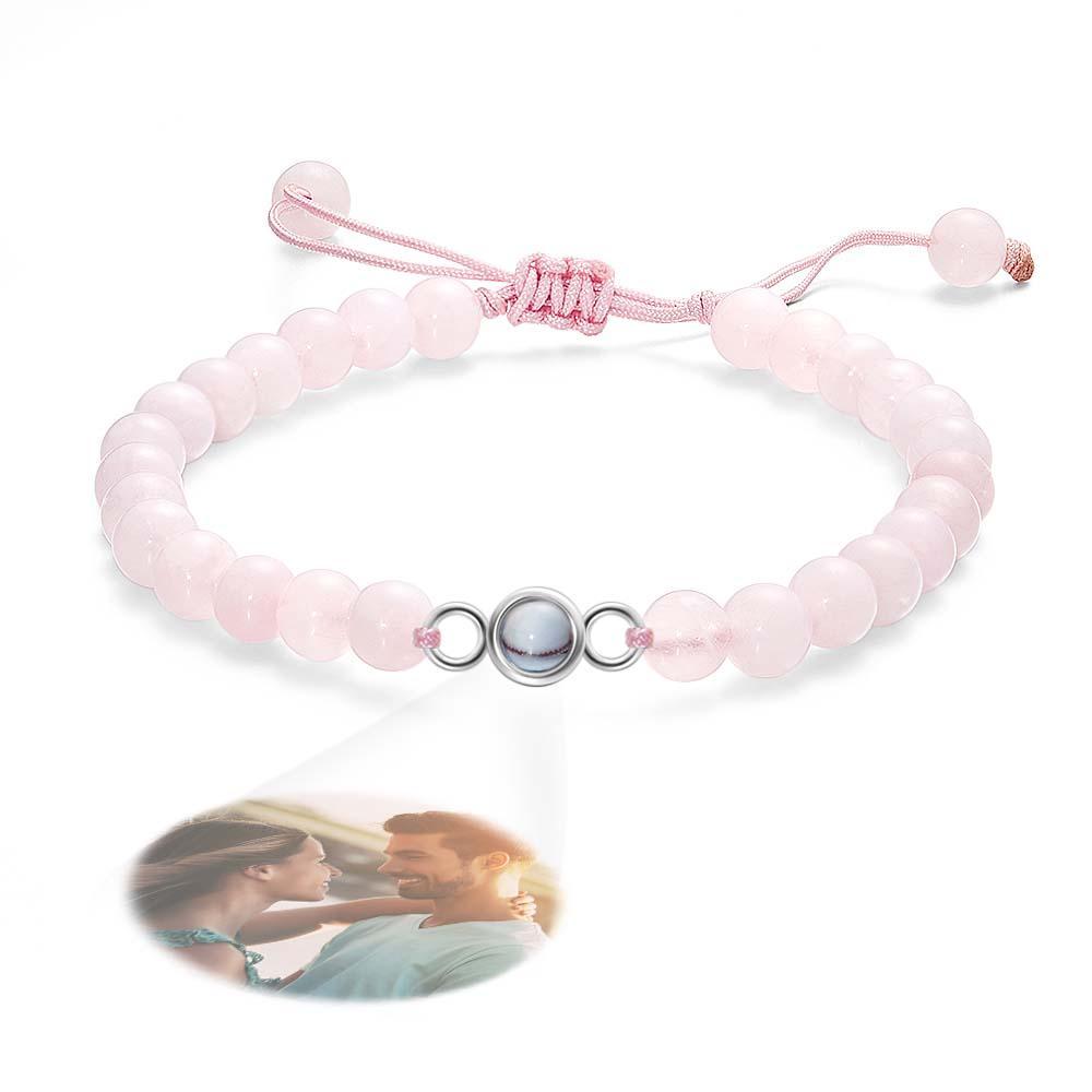 Personalized Photo Projection Beads Bracelet Sincere Gift For Her - Myphotowallet