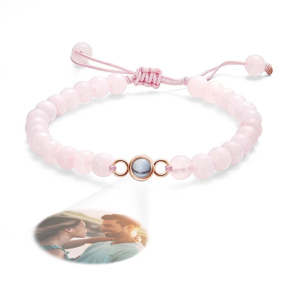 Personalized Photo Projection Beads Bracelet Sincere Gift For Her - Myphotowallet