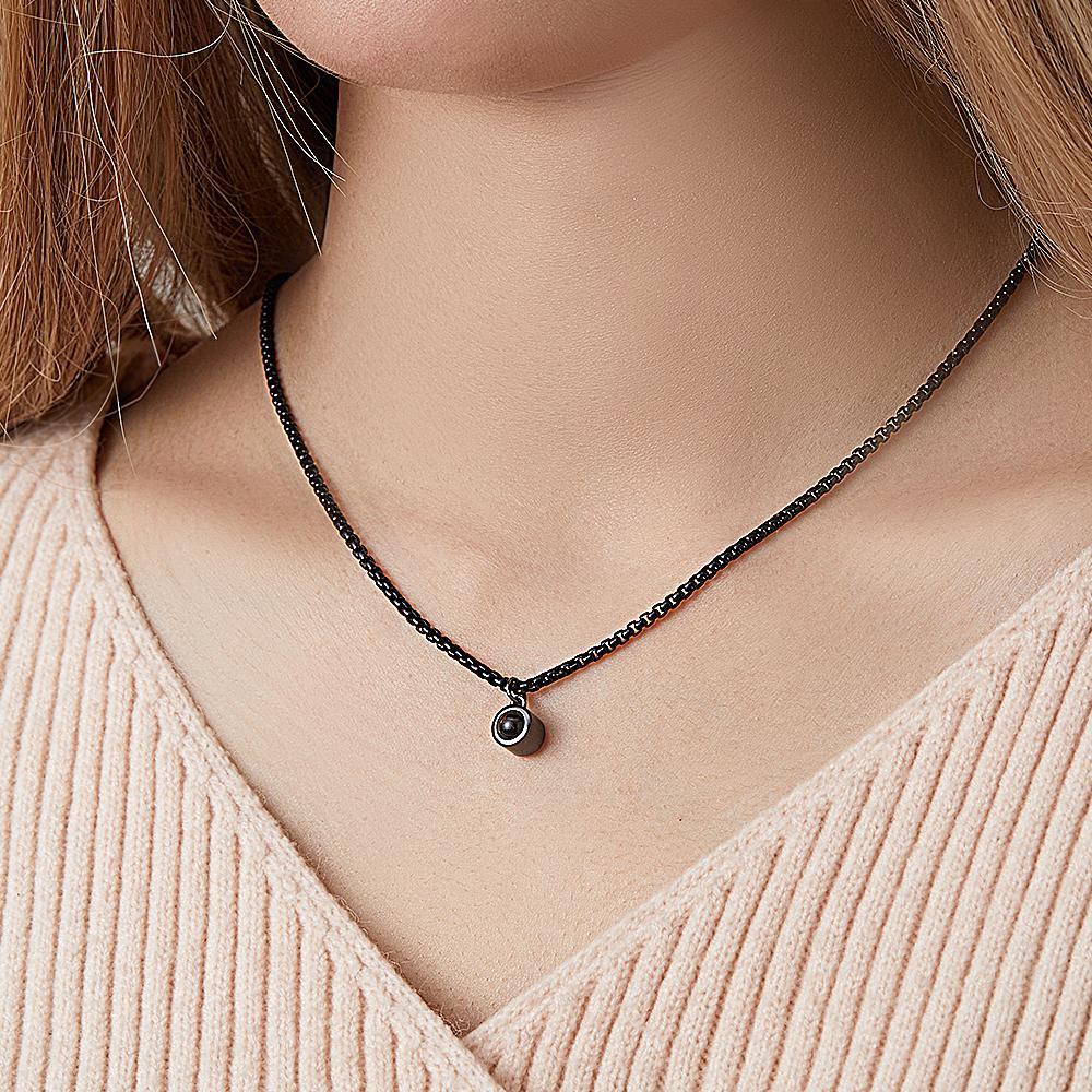 Custom Projection Necklace Creative Exquisite Fashion Gifts - Myphotowallet