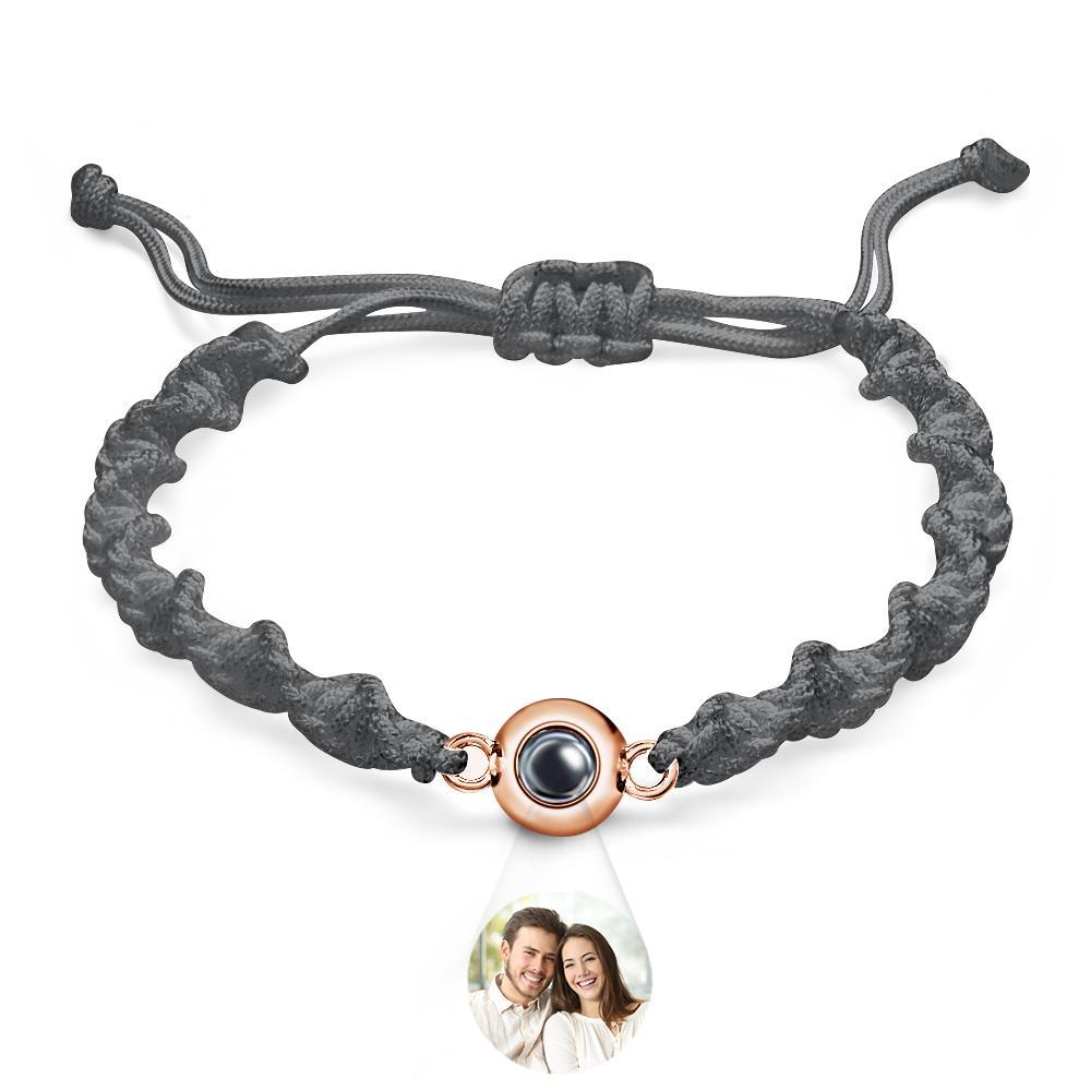 Custom Projection Bracelet Sports Weave Simple Gift - 