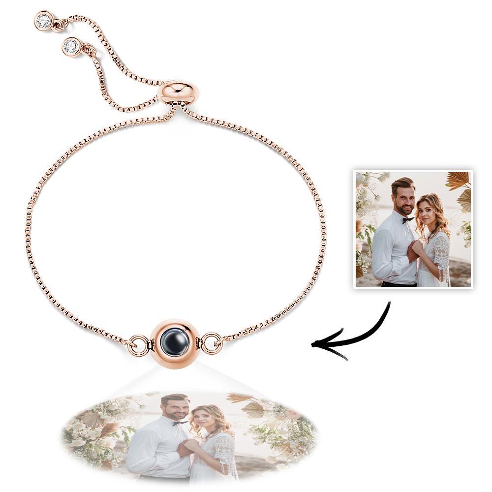 Personalized Beautiful Photo Projection Bracelet Sweet Cool Gift - 