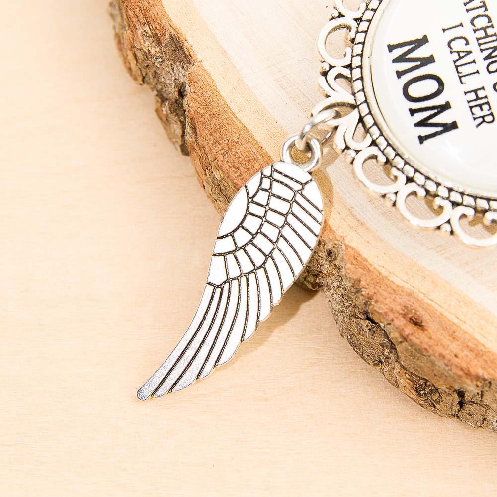 I Have An Angel Watching Over Me - Personalized Photo Car Ornament