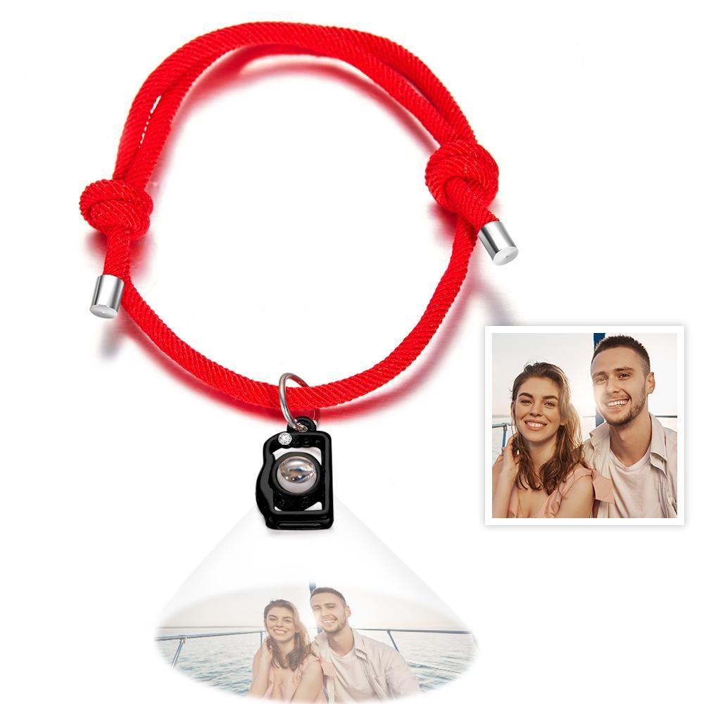Custom Projection Photo Bracelet Creative Camera Couple Gifts - 