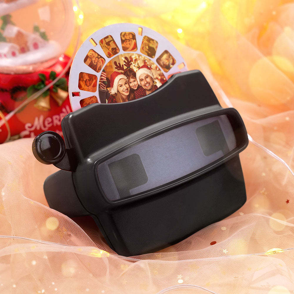 Custom 3D Viewfinder and Reel Personalized Christmas Gift with your own photos Text and Photo Viewer Multiple Films Available - mysiliconefoodbag