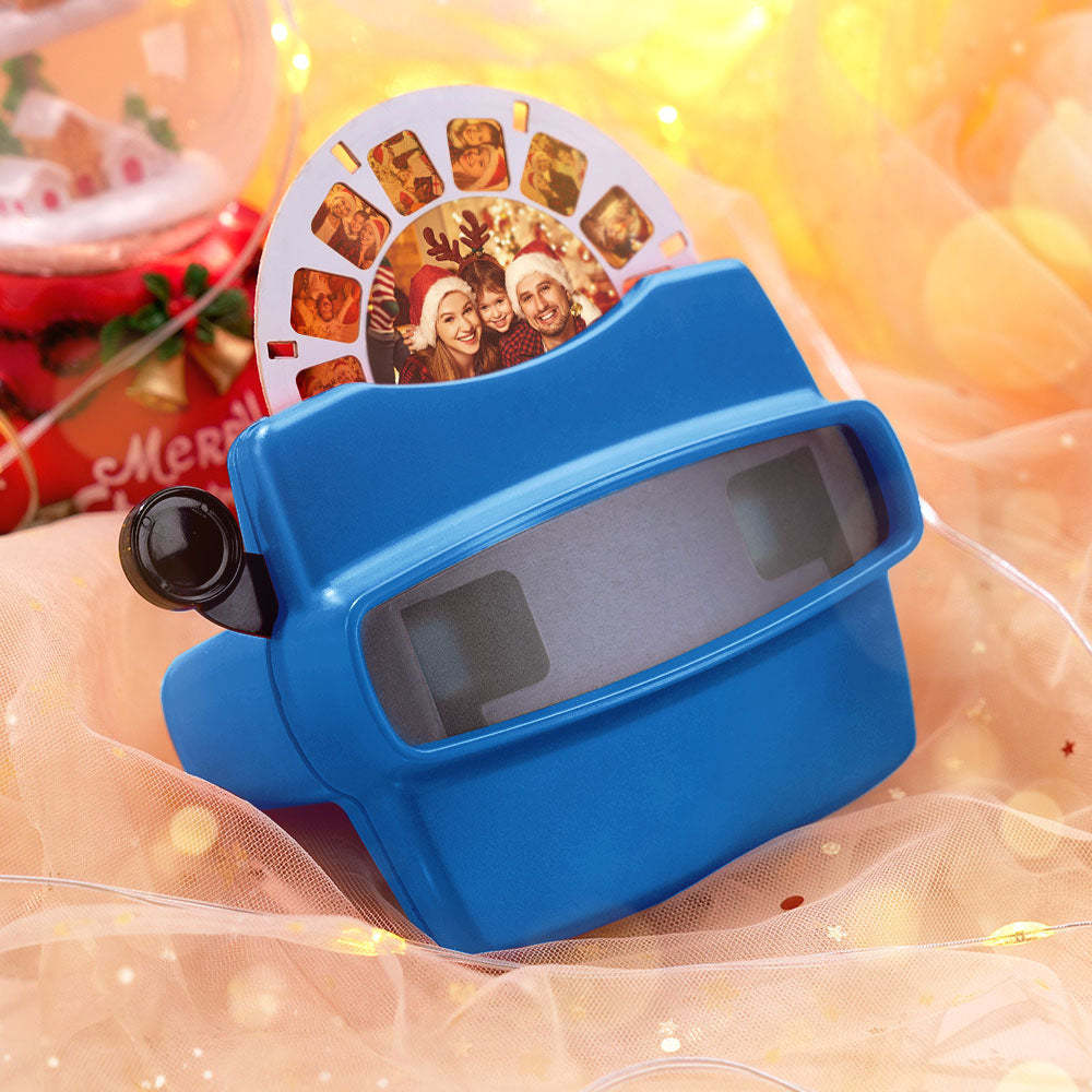 Custom 3D Viewfinder and Reel Personalized Christmas Gift with your own photos Text and Photo Viewer Multiple Films Available - mysiliconefoodbag