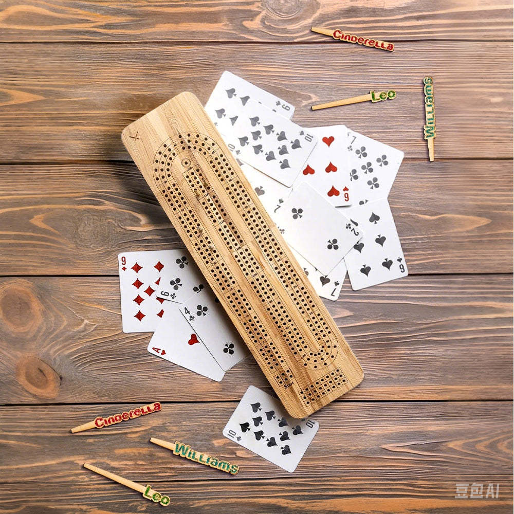 Personalized Cribbage Board Pegs with Name Wooden Cribbage Pegs(A set of 3pcs) -