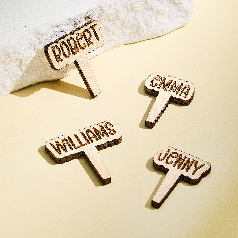 Personalized Wooden Cribbage Board Pegs Names Pegs For 2 Players ( Every player gets 2 pegs)
