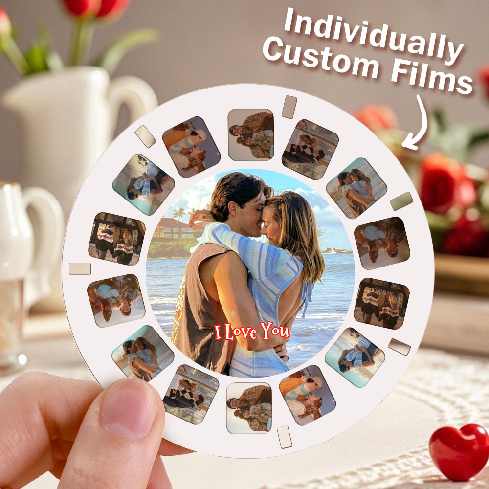 Personalized 3D Viewfinder Reel for Christmas - Customize with Your Photos