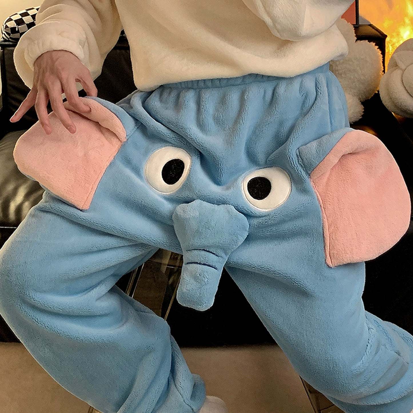 Elephant Trunk Pants Pajama Pants for Couple - 