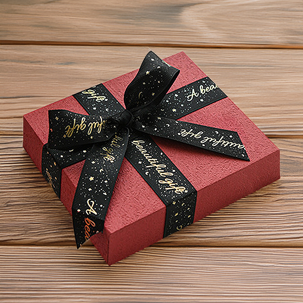5.5*4.7*1.6 inches Premium Red Gift Box -