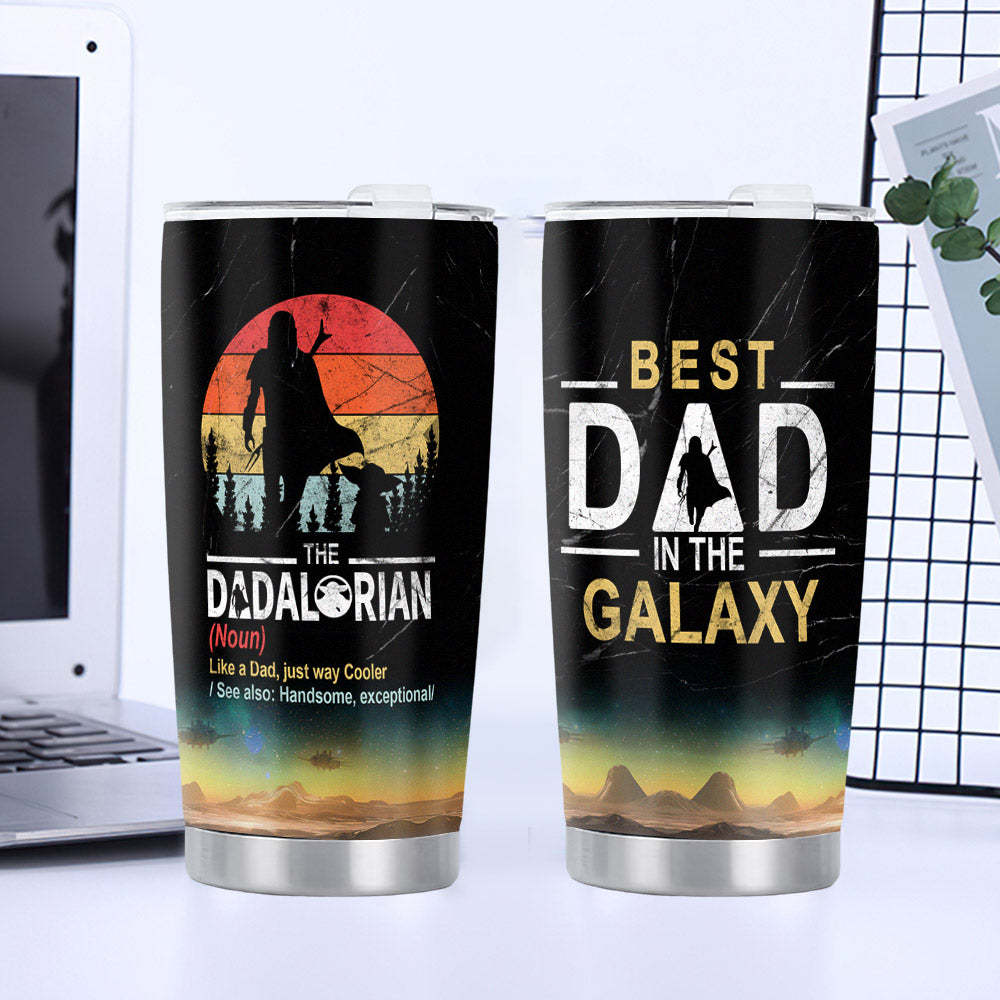 Best Dad Travel Mug 20oz Stainless Steel Insulated Travel Mug Father's Day Gift - Myphotowallet