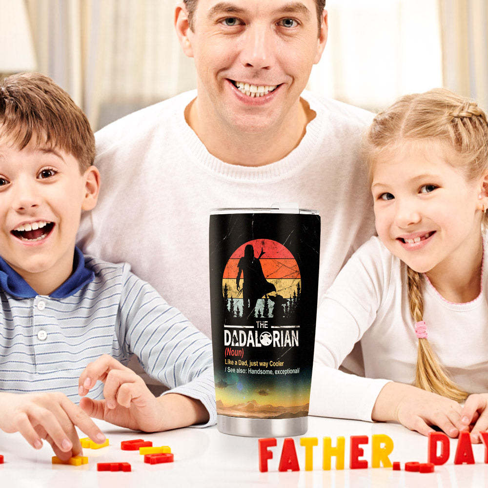 Best Dad Travel Mug 20oz Stainless Steel Insulated Travel Mug Father's Day Gift - Myphotowallet