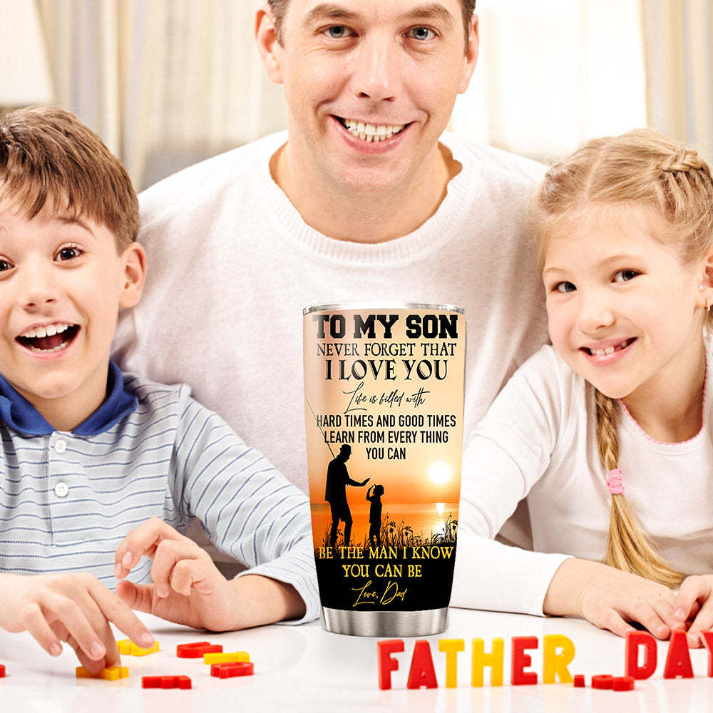 Best Dad Travel Mug 20oz Stainless Steel Insulated Travel Mug Father's Day Gift - Myphotowallet