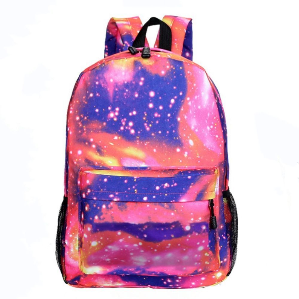 School Backpack Starry Sky Bookbag Lightweight School Bag for Students - 