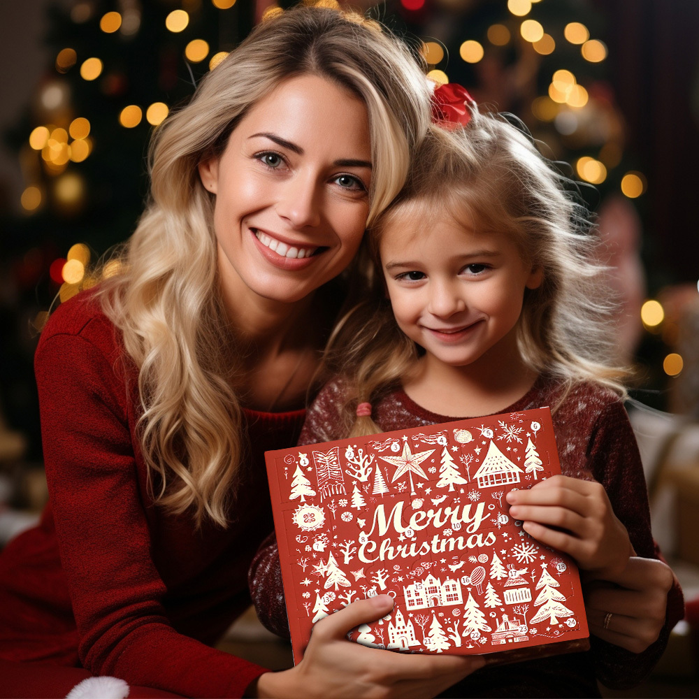 Christmas Minifig Calendar Advent 24Day Countdown Surprise The Ultimate Holiday Mystery: 24-Day Blind Box