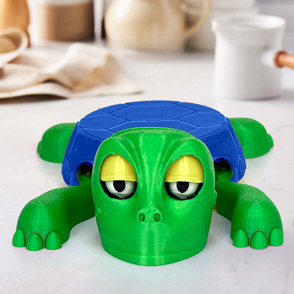 3D Printed Funny Turtle Coaster Creative Open Eyed Turtle Cup Holder Gift for Turtle Lover -