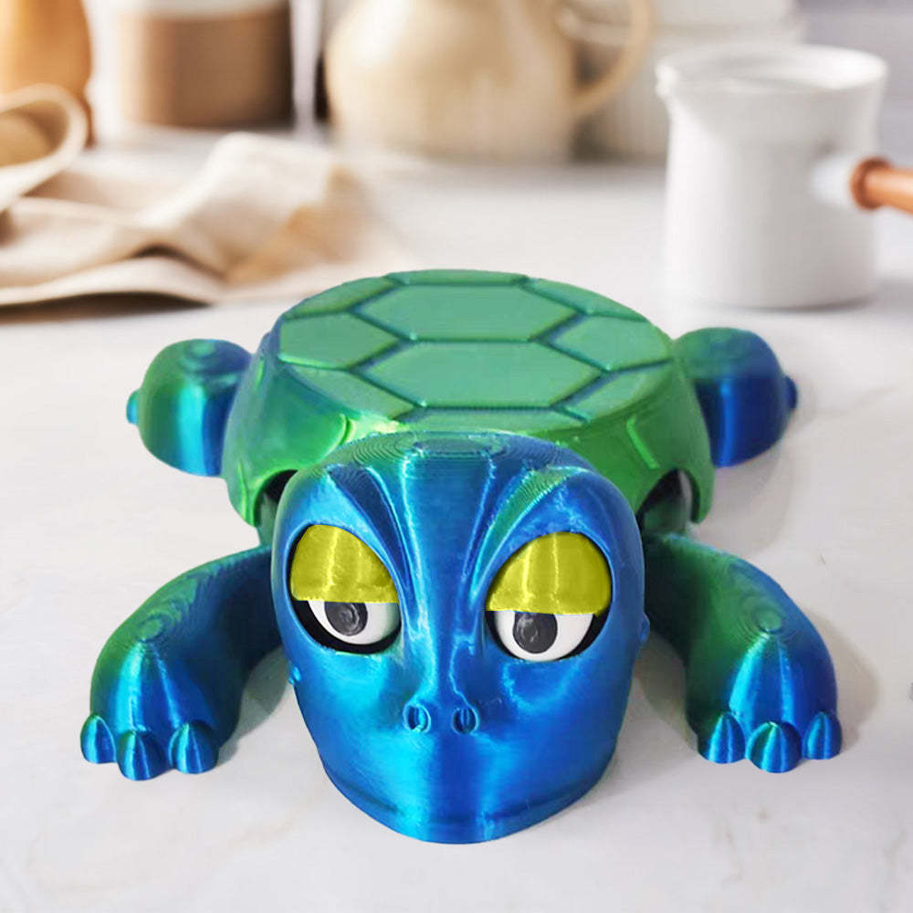 3D Printed Funny Turtle Coaster Creative Open Eyed Turtle Cup Holder Gift for Turtle Lover -