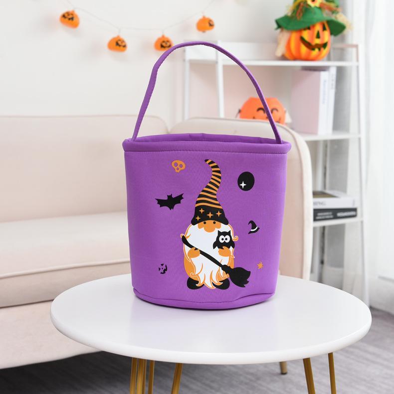 Halloween Collapsible Multifunctional Bucket Trick or Treat Bucket Bag - 