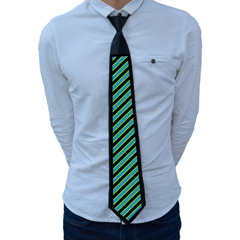 Voice-Activated LED TieLight-Up Necktie - Party Essential/Gift Idea | 
