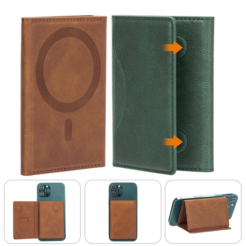 Card Wallet.  Magnetic Wallet Leather Gifts For Men