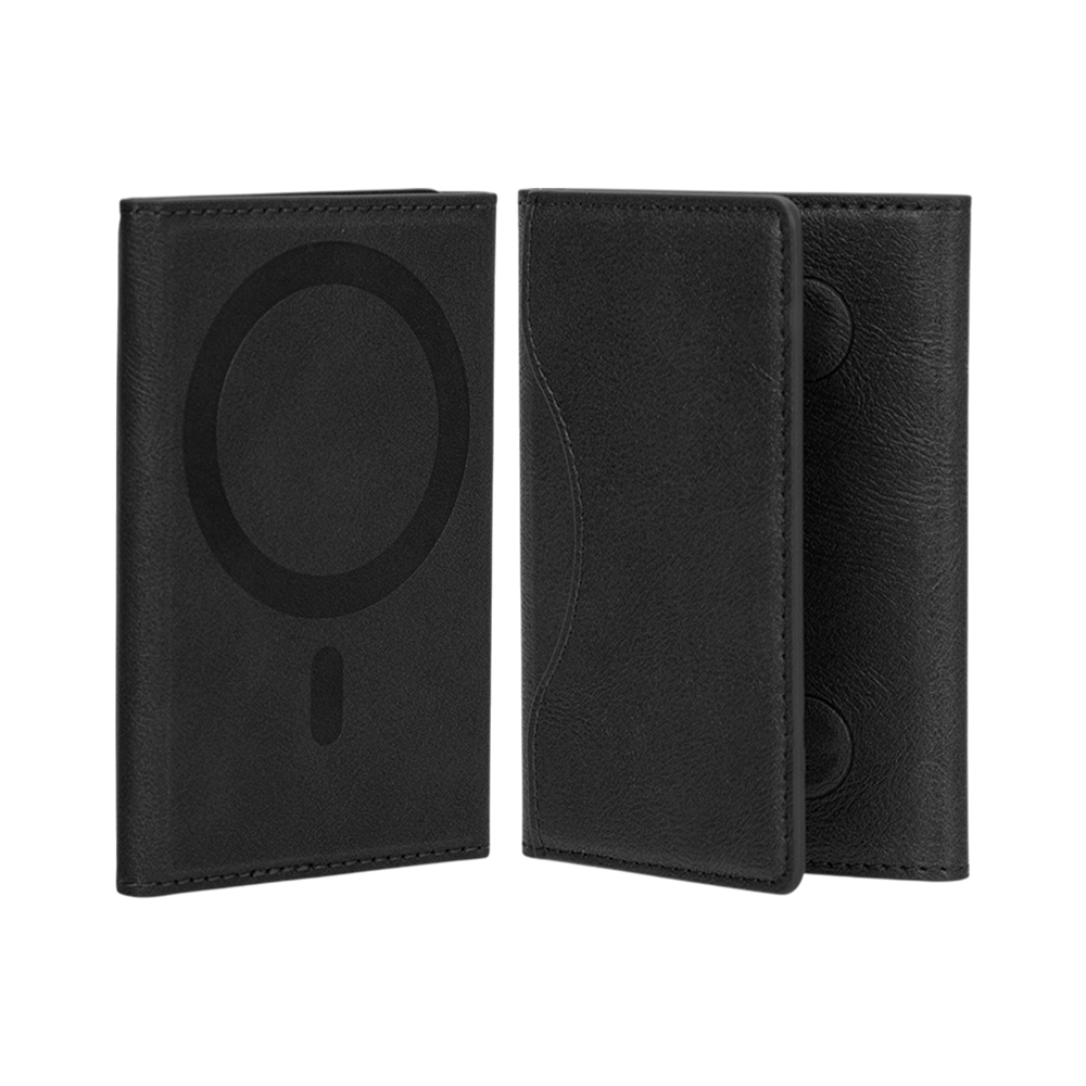 New Rotating Magnetic Wallet Stand – Multi-Card Holder with Secure Snap-On Design