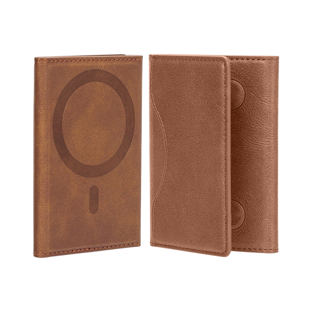 New Rotating Magnetic Wallet Stand – Multi-Card Holder with Secure Snap-On Design