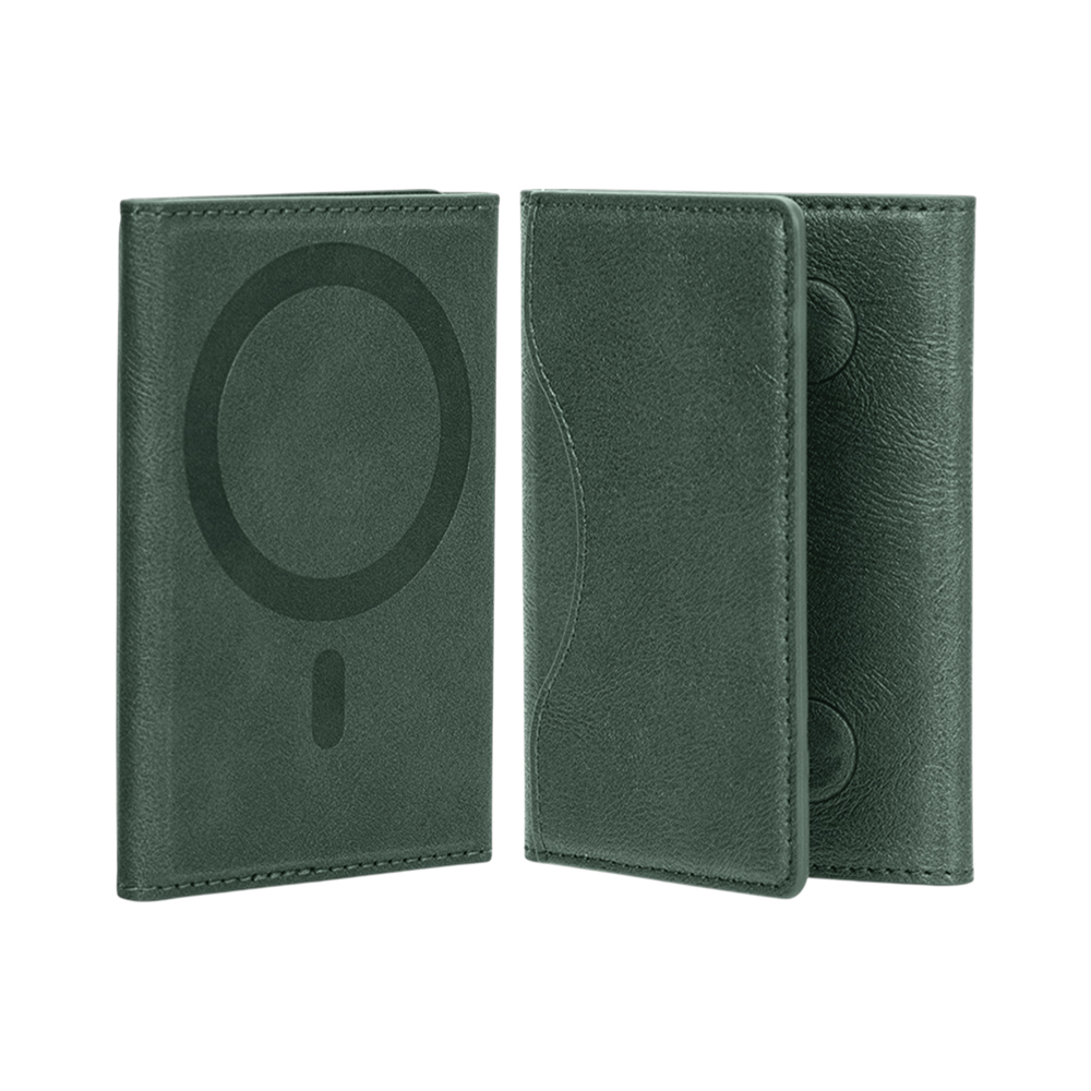 New Rotating Magnetic Wallet Stand – Multi-Card Holder with Secure Snap-On Design