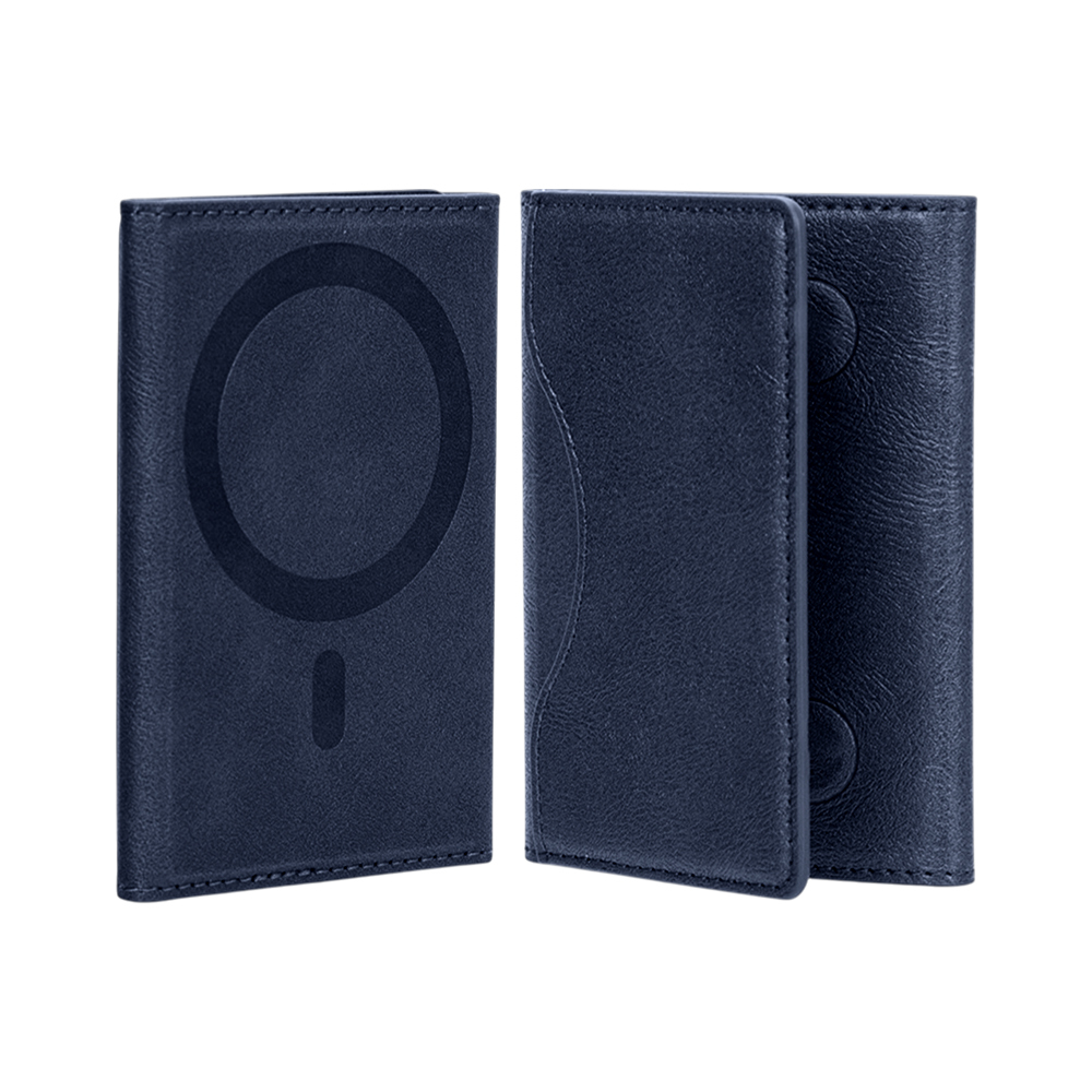 New Rotating Magnetic Wallet Stand – Multi-Card Holder with Secure Snap-On Design