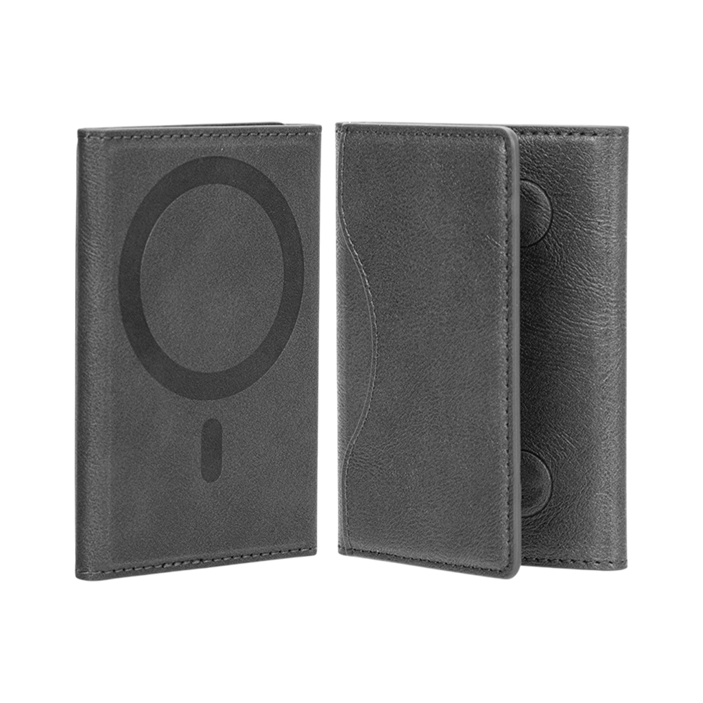 New Rotating Magnetic Wallet Stand – Multi-Card Holder with Secure Snap-On Design