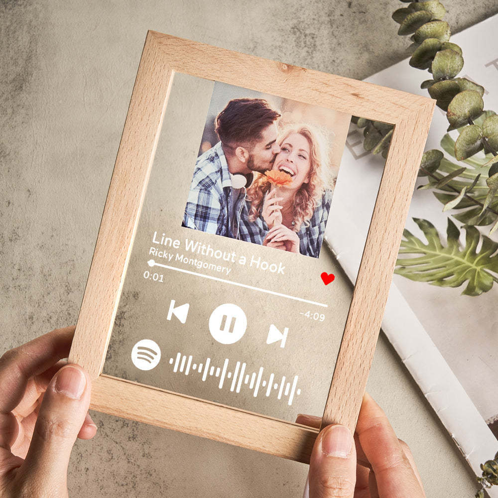 Custom Music Night Light Scannable Spotify Code Colorful Home Gifts - Myphotowallet