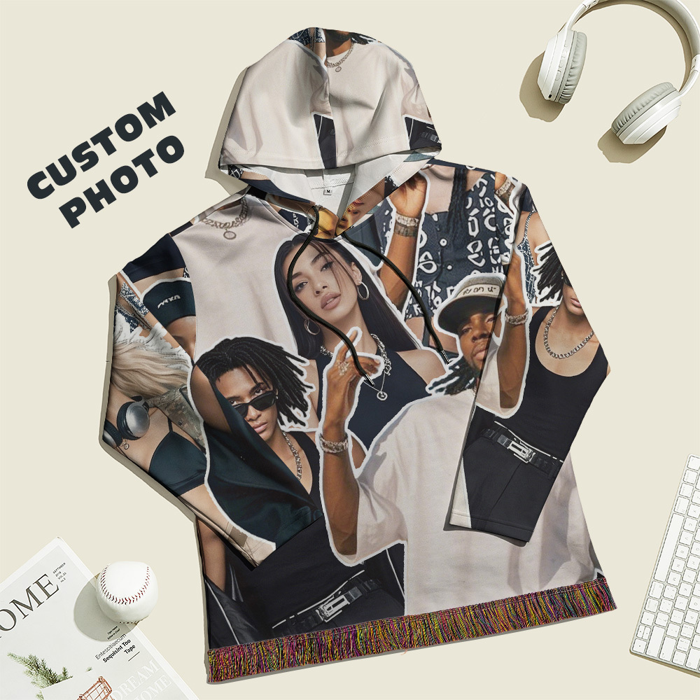 Custom Vintage Photo Hoodie Personalized Cool Hoodies Gift For Her Or Him - 