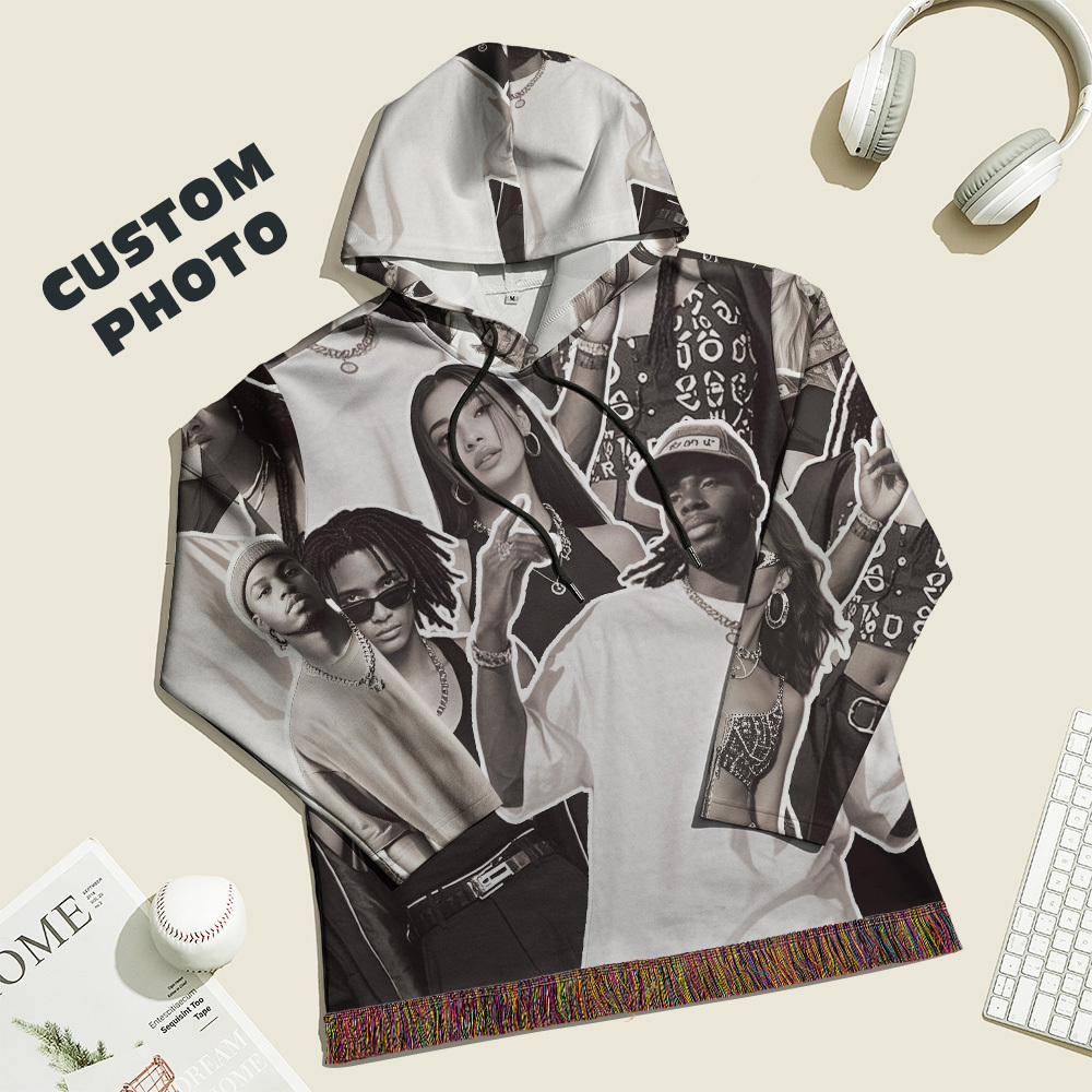 Custom Vintage Photo Hoodie Personalized Cool Hoodies Gift For Her Or Him - 
