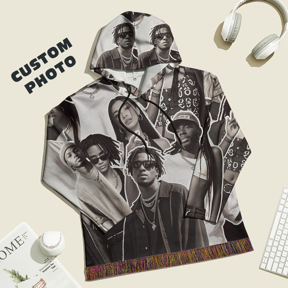 Custom Vintage Photo Hoodie Personalized Cool Hoodies Gift For Her Or Him - 