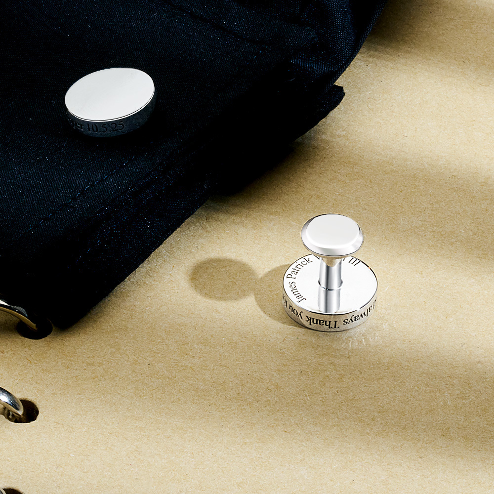Personalized Engraved Cufflinks Gifts for Him