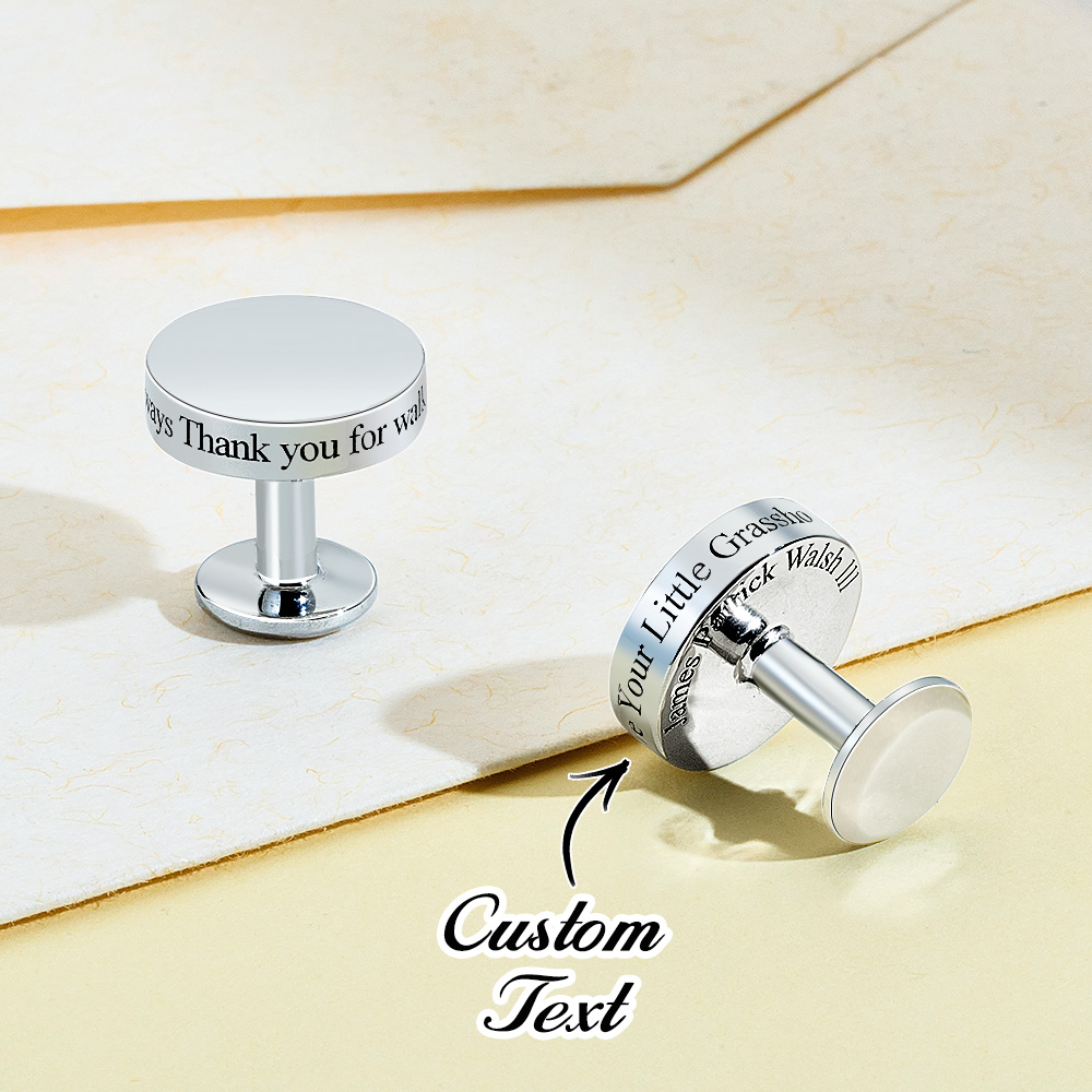 Personalized Engraved Cufflinks Gifts for Him