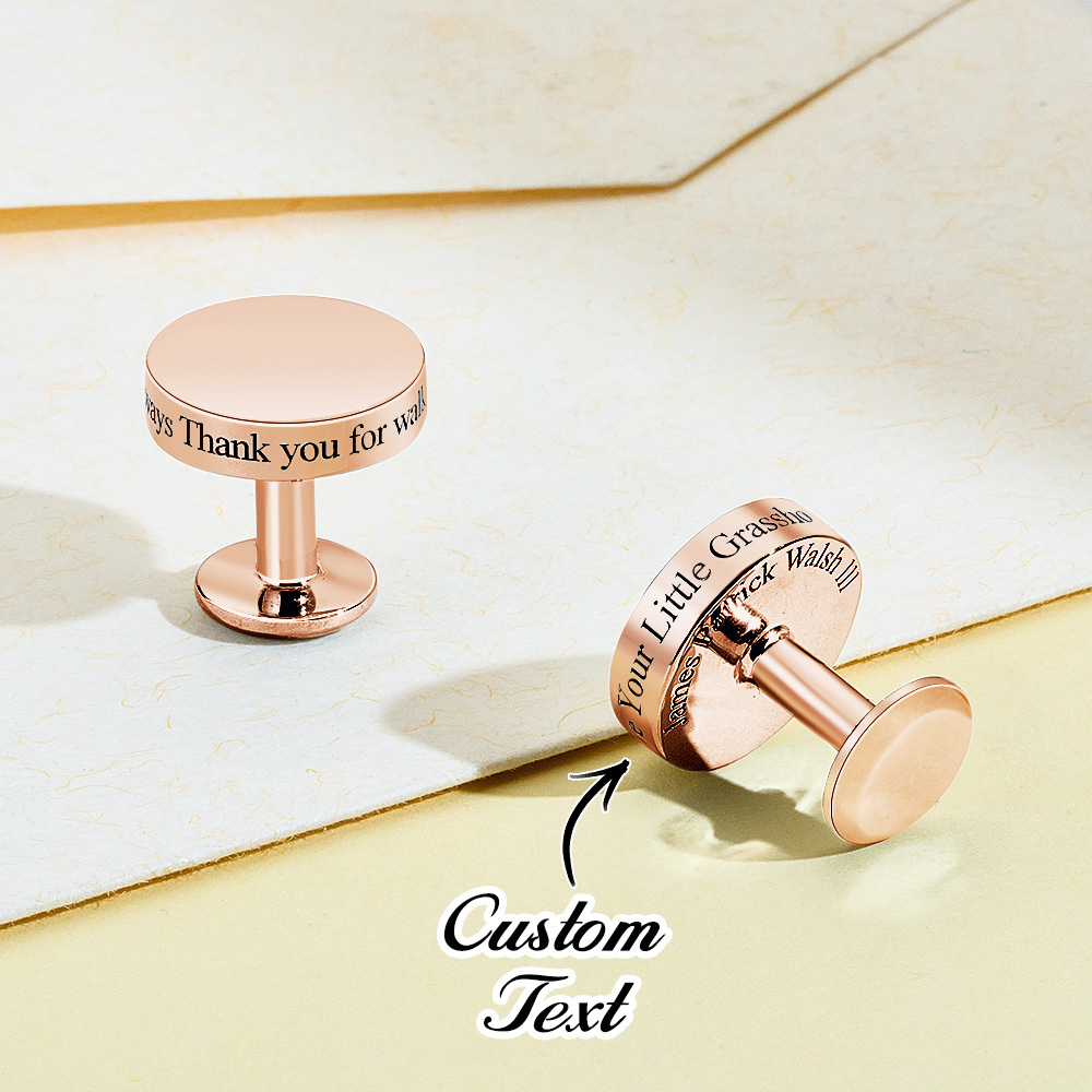 Personalized Engraved Cufflinks Gifts for Him