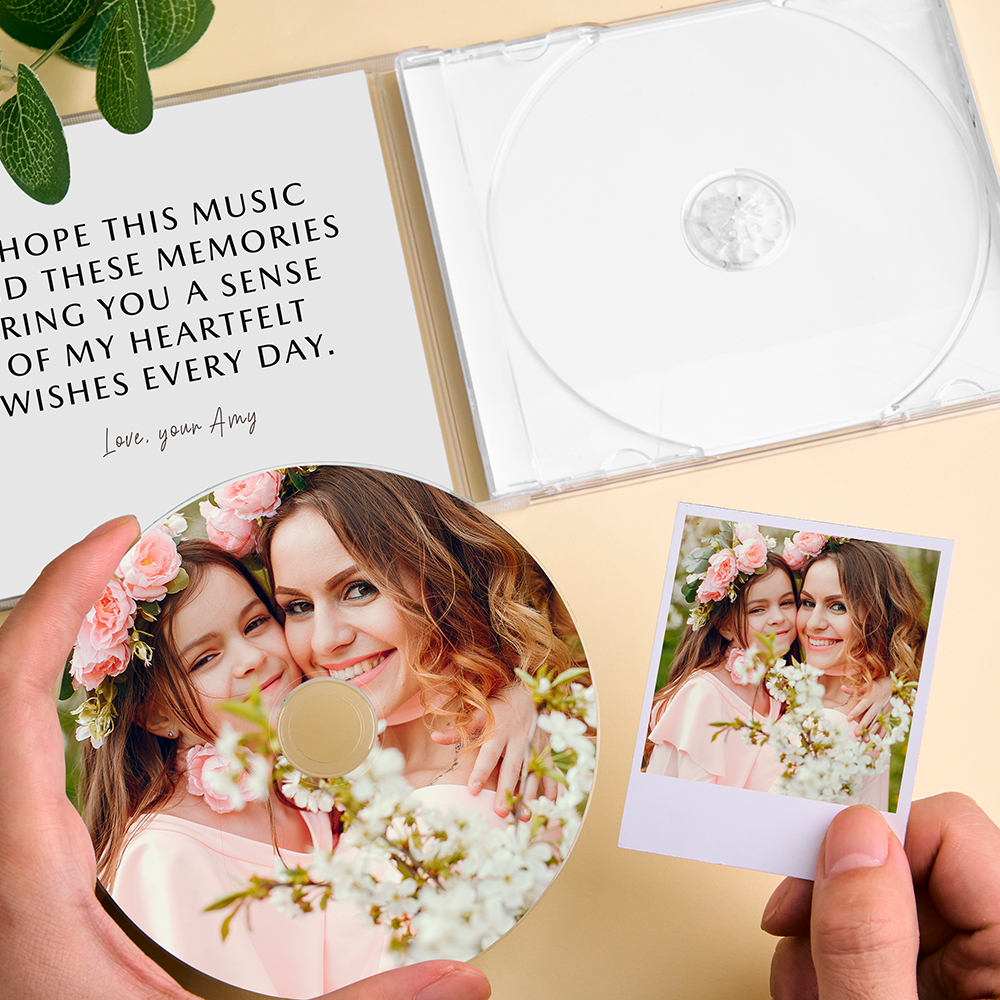 Custom Songs CD Mixtape Photo CD & Jewel Case Custom Songs | Personalized Custom CD Album