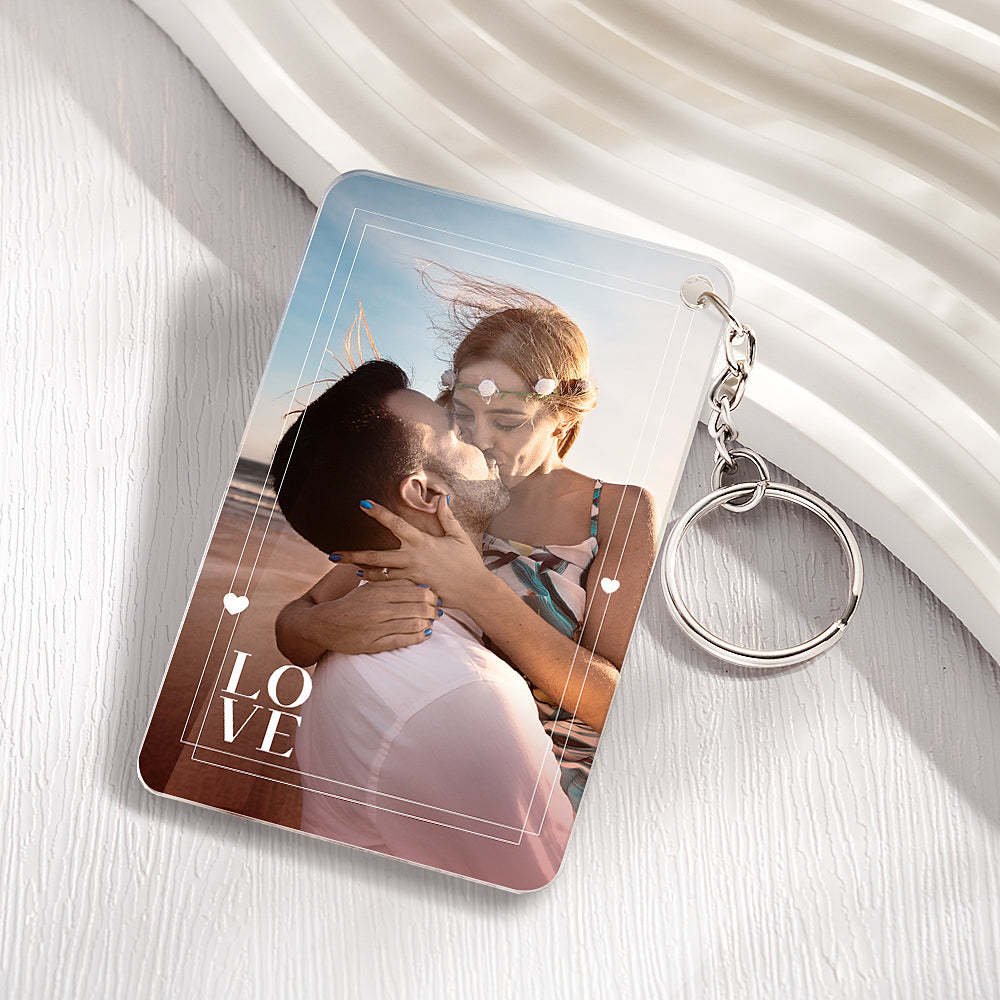 Personalized Love Gift with Photo First Anniversary Plaque Gift for Boyfriend Custom Acrylic Plaque - Myphotowallet