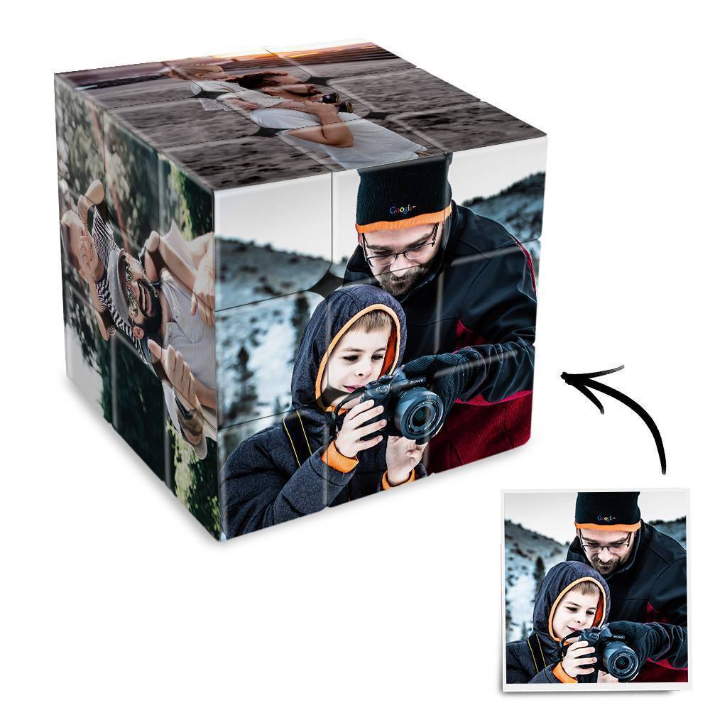 Custom Multi Photo Rubic's Cube - For Good Friends