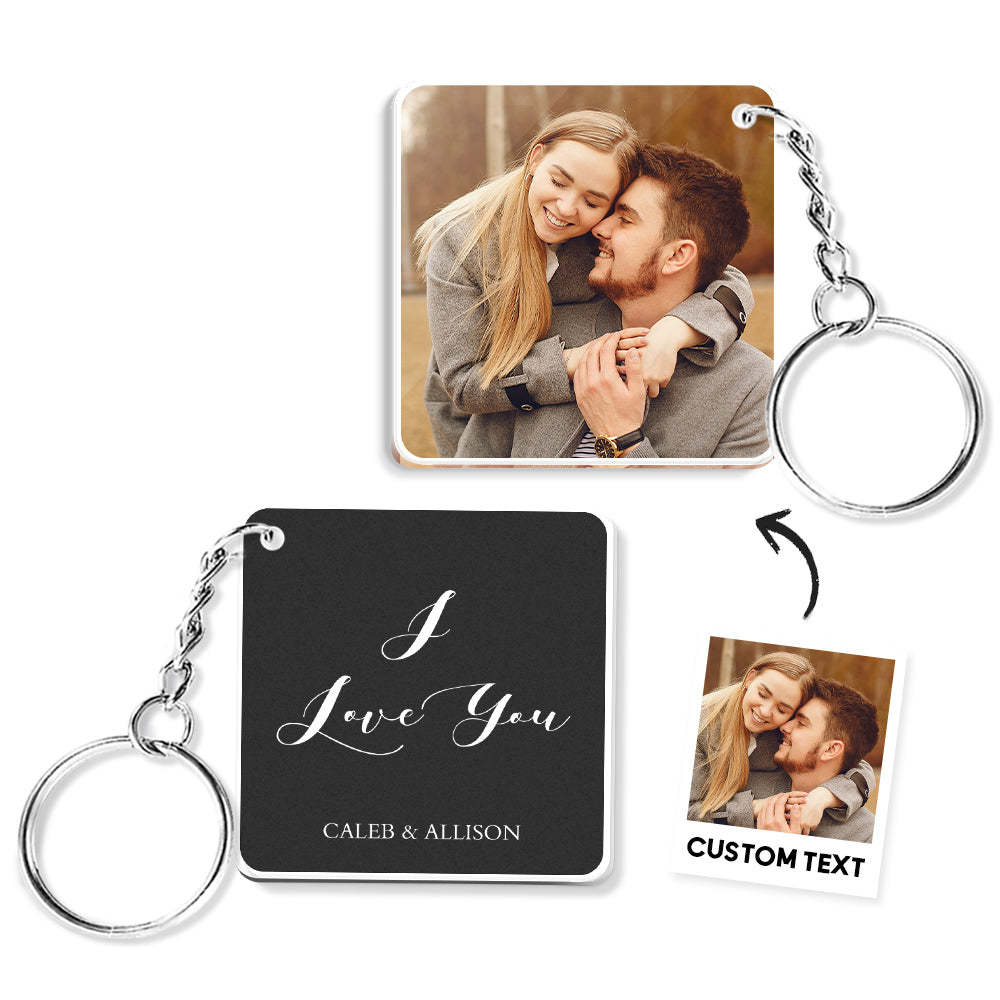 Custom Double Sided Spotify Keychain - Myphotowallet