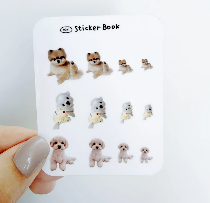 Custom Mini Photo Booth Strip Stickers Personalized Clear Sheet for Phone Case Journaling