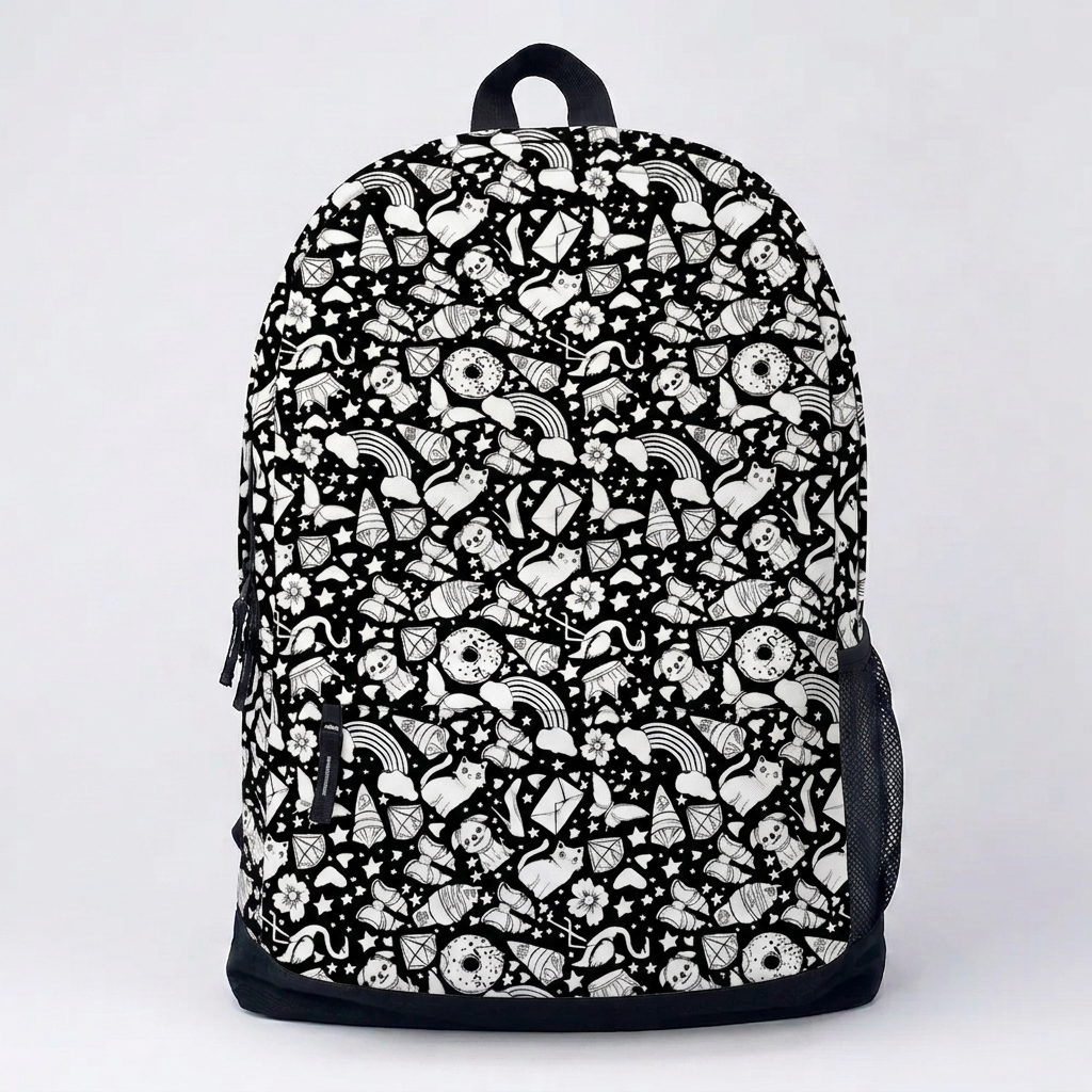 DIY Doodling Backpack with 24 Colors Markers, Color Your Kids Backpack, 17in Backpack, Diys Drawing Backpack, Creative Self-design Backpack for Kids 商品缩略图