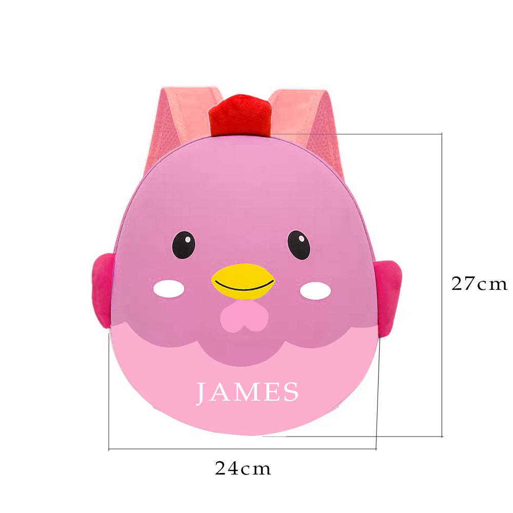 Custom Preschool Nursery Travel Bag Cute Toddler Backpack For 1-6 Years Boys Girls -