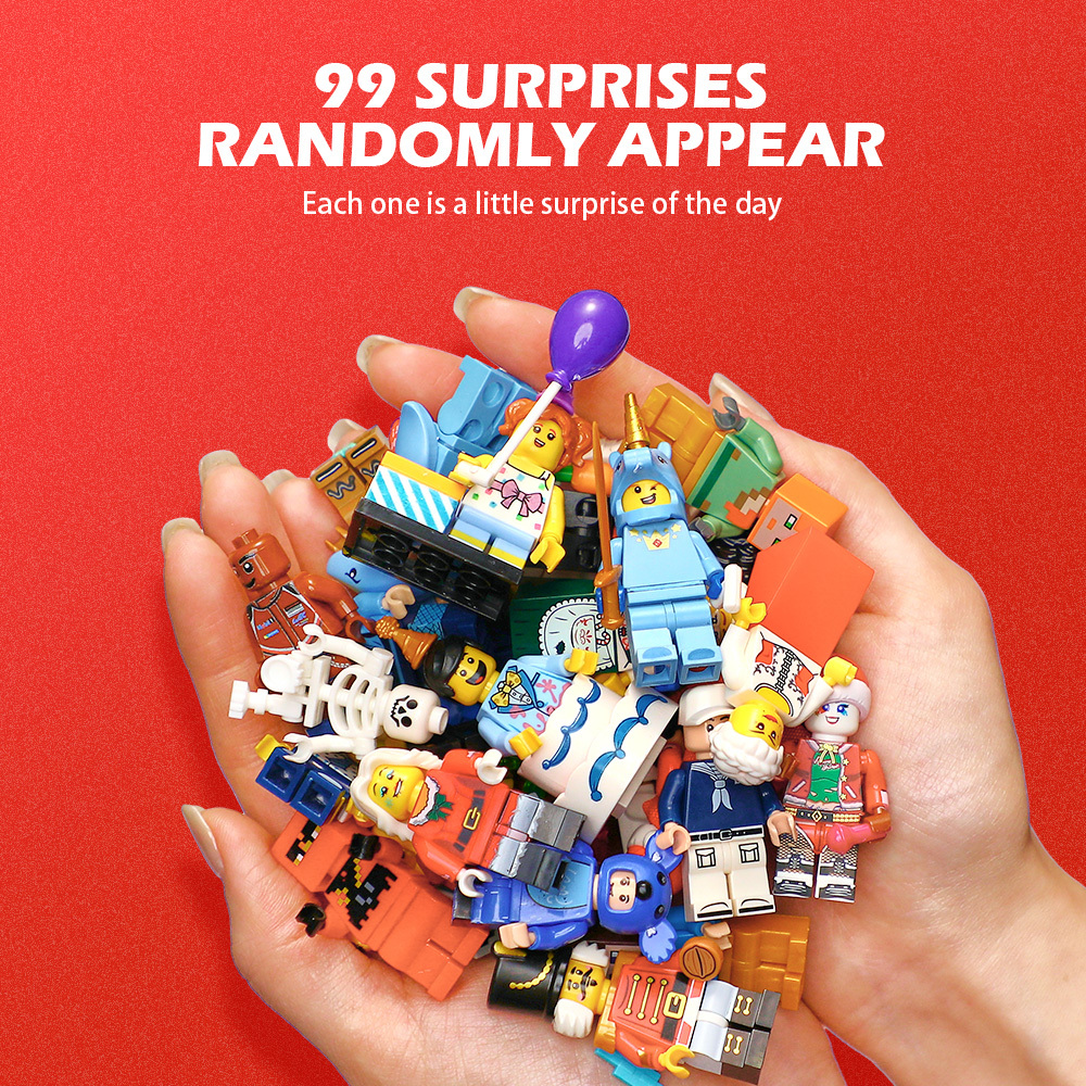 Christmas Minifig Calendar Advent 24Day Countdown Surprise Blind Box Christmas Magic Unveiled: 24-Day Surprise Box